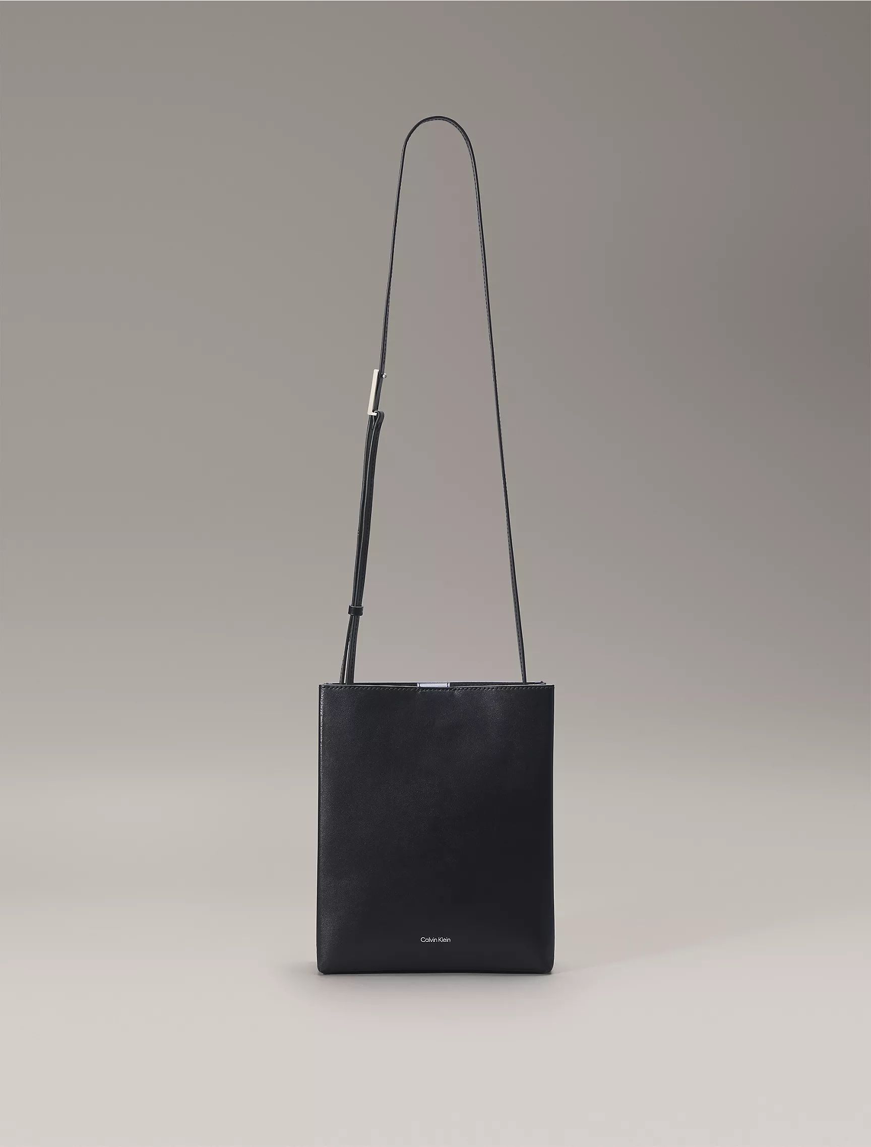 Line Leather Crossbody Bag | Calvin Klein | Calvin Klein (US)