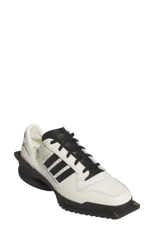 adidas Forum Cubism SQ Sneaker in Cream White/Black/Gold at Nordstrom, Size 6.5 | Nordstrom
