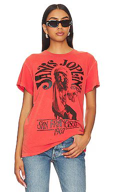 Madeworn Janis Joplin Tee in Cherry from Revolve.com | Revolve Clothing (Global)