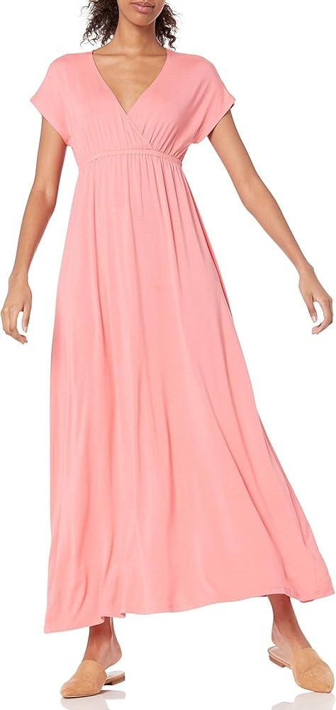 Amazon Essentials womens Waisted Maxi Dress (Available in Plus Size) | Amazon (US)
