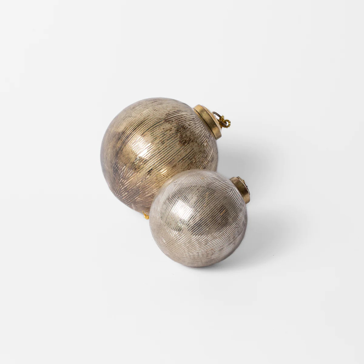 Glass Ribbed Ornament | Stoffer Home