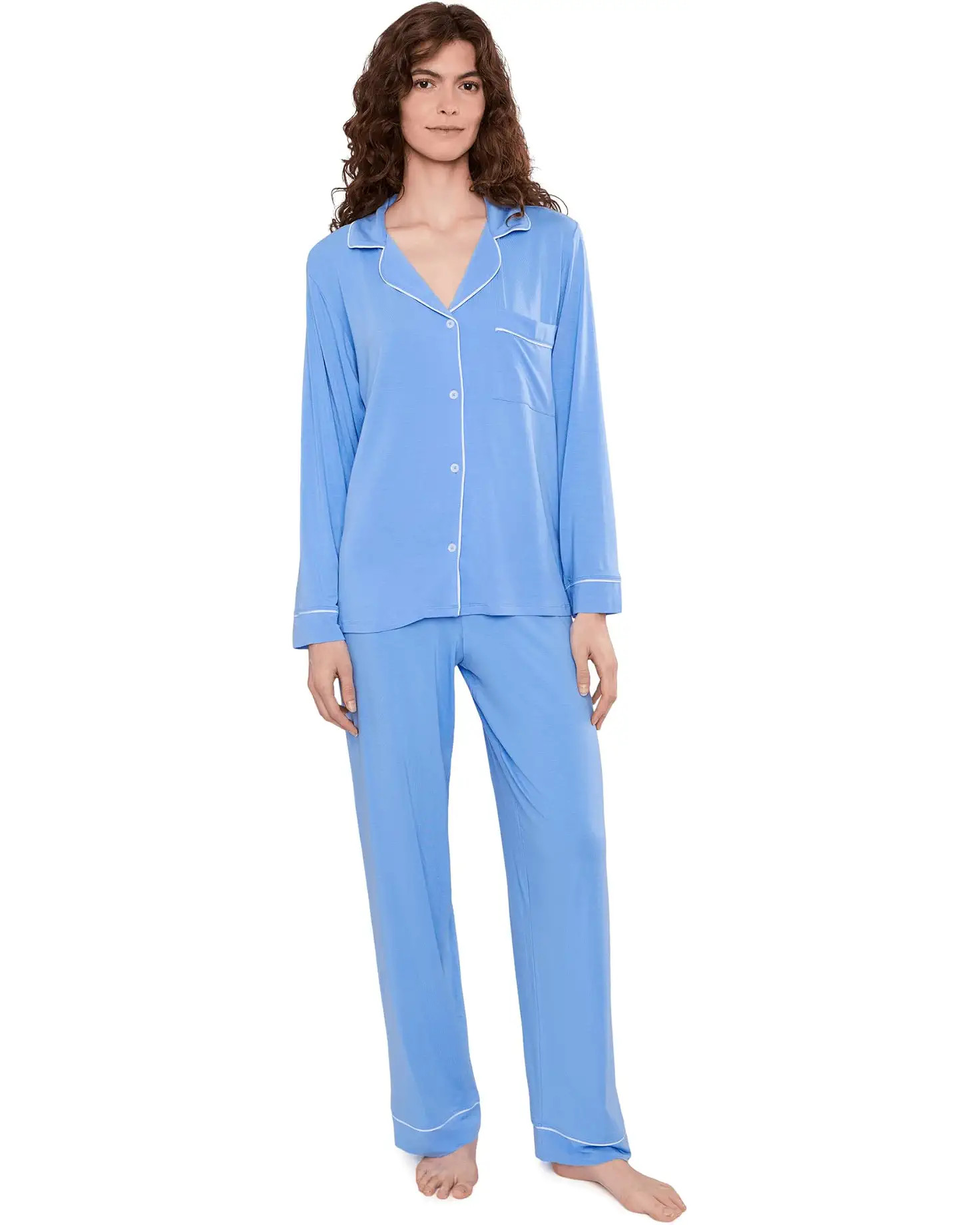 Women's Eberjey Gisele TENCEL™ Modal Long PJ Set | Zappos.com