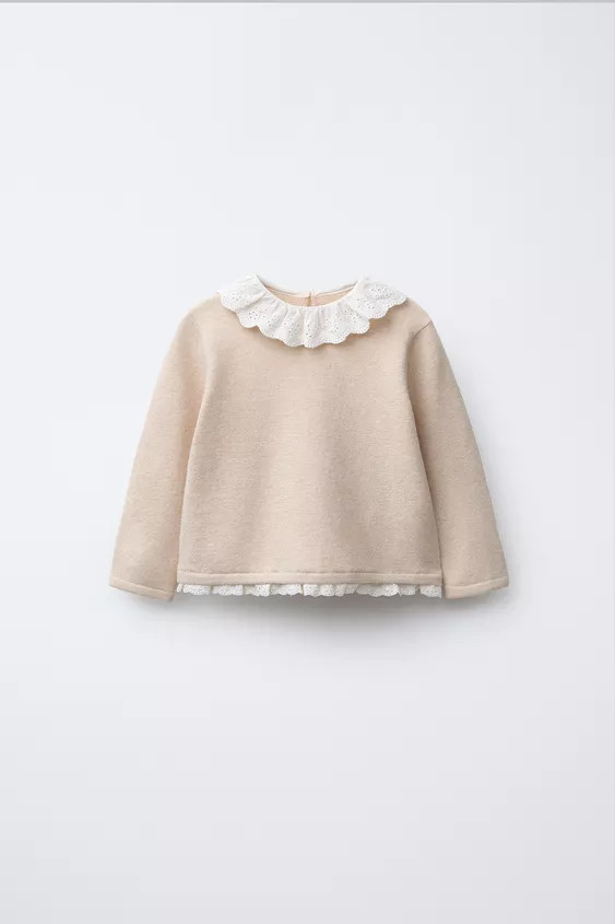 LACE KNIT SWEATER | Zara US