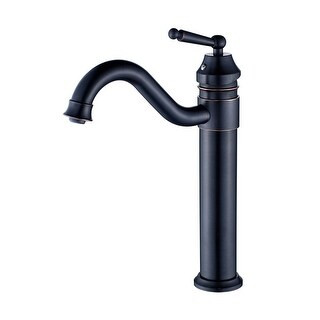 Bathroom Sink Faucets One Hole Single Handle Swivel Spout Faucet (Oil Rubbed Bronze) | Bed Bath & Beyond