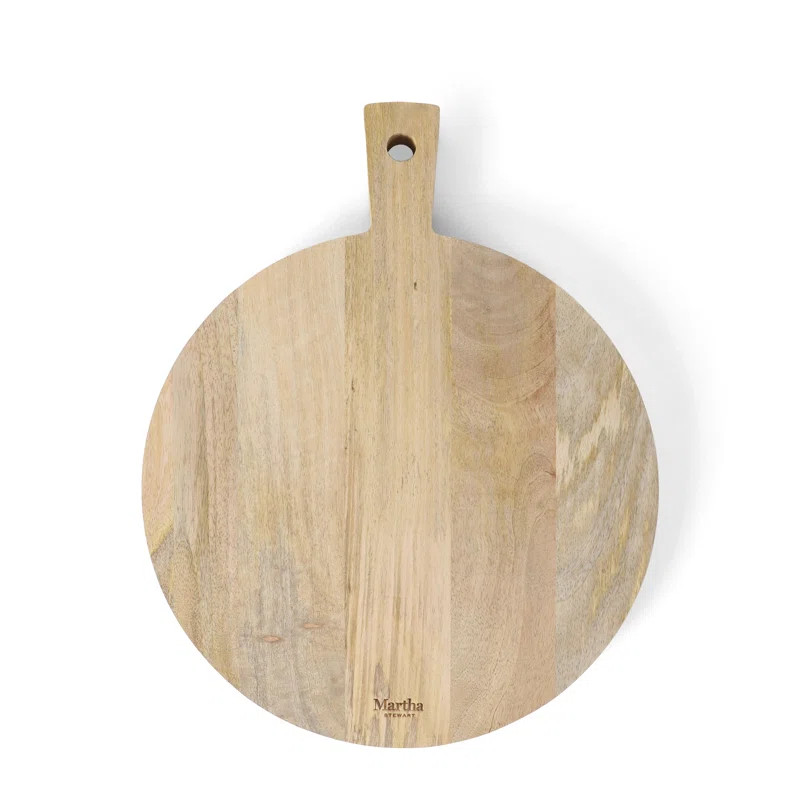 Martha Stewart Kindale 18 X 14" Cutting Board - Round - Mango Wood | Wayfair North America