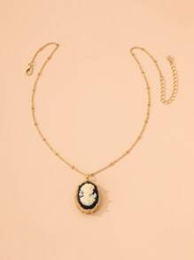 Figure Graphic Charm Necklace
   SKU: sw2108197745551224      
          (424 Reviews)
          ... | SHEIN