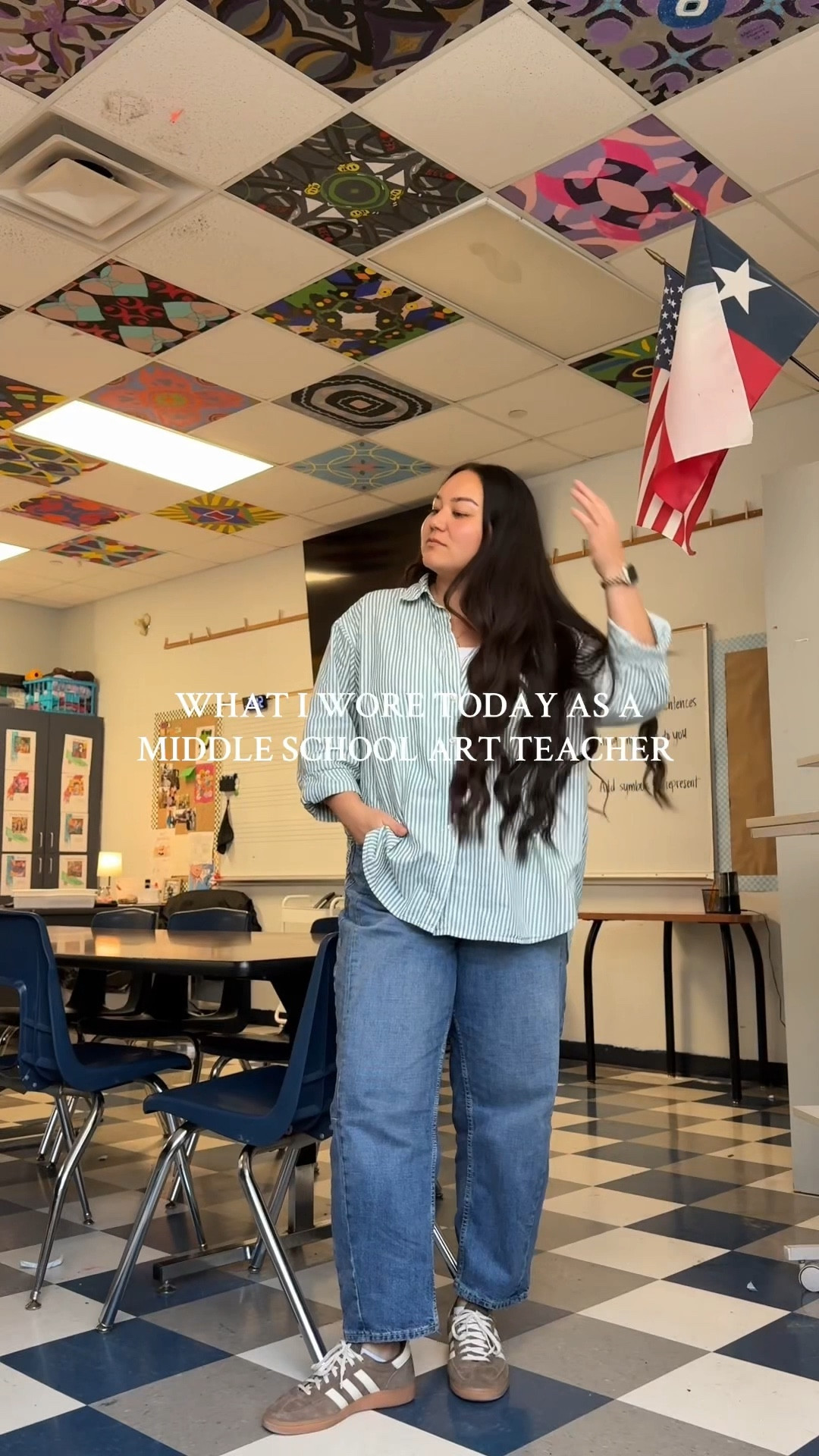 Casual chic teacher outfit for the first day back

Top // old Target, linked similar 
Jeans // size up 1-2 sizes
Shoes // size down 1/2 size 

#LTKWorkwear #LTKFindsUnder50 #LTKFindsUnder100