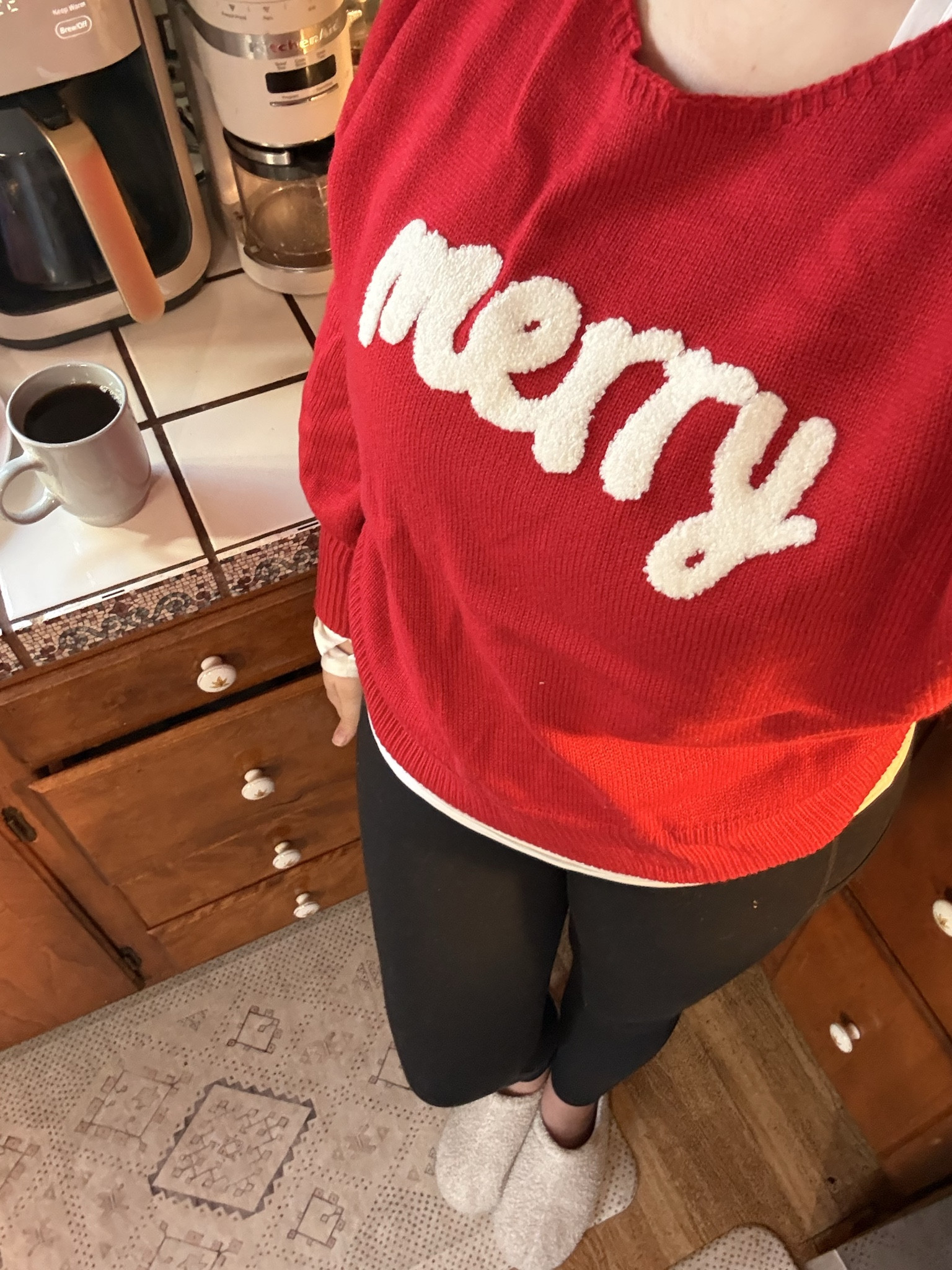 feeling festive in this red merry sweater!

#LTKOver40 #LTKSeasonal #LTKHoliday