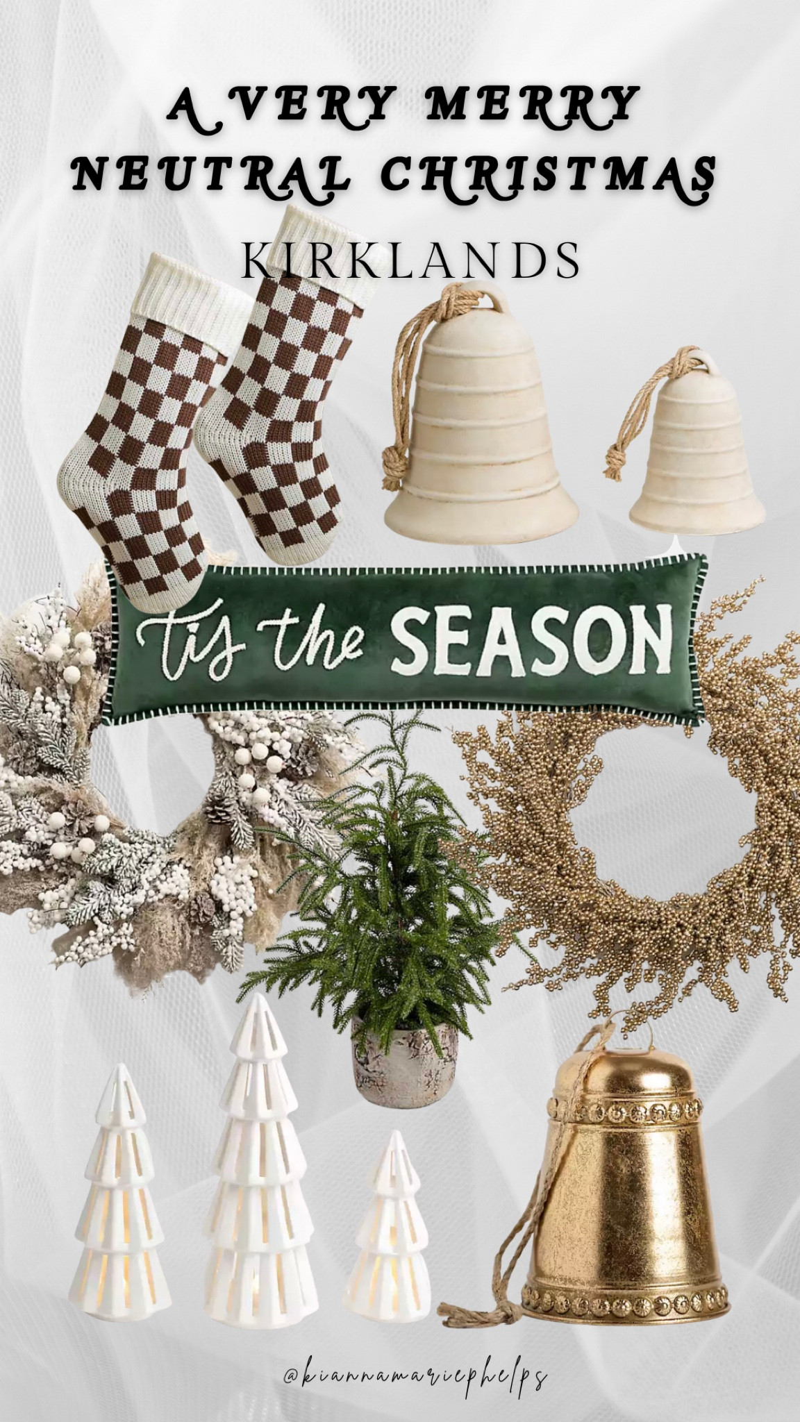 Neutral Christmas decor at Kirklands 

#LTKhome #LTKSeasonal #LTKfindsunder100