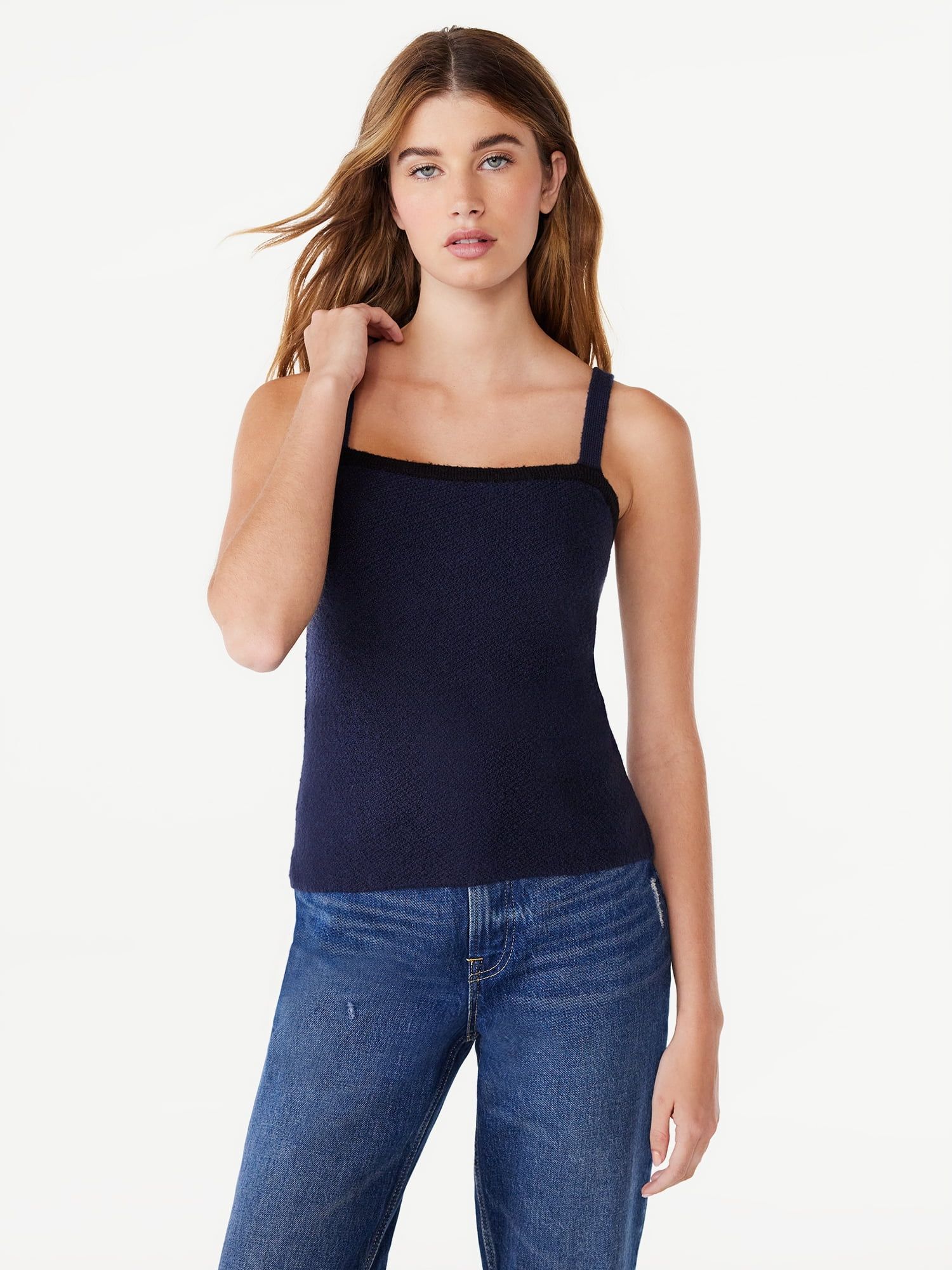 Free Assembly Women’s Sweater Tank Top, Size XS-XXL | Walmart (US)