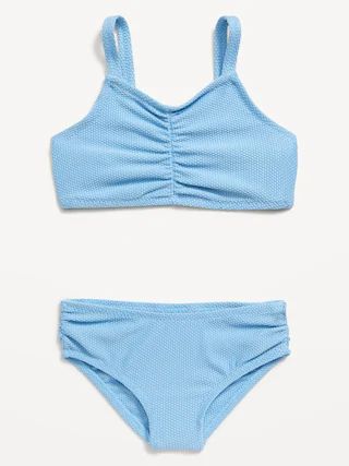 Side-Ruched Bikini Swim Set for Toddler Girls | Old Navy (US)