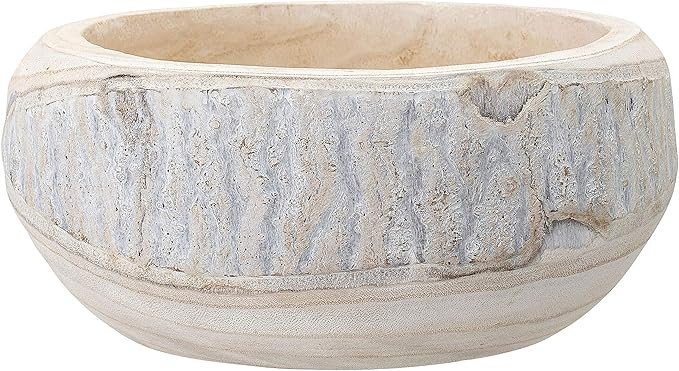 Bloomingville AH0451 Wood Pot, White | Amazon (US)