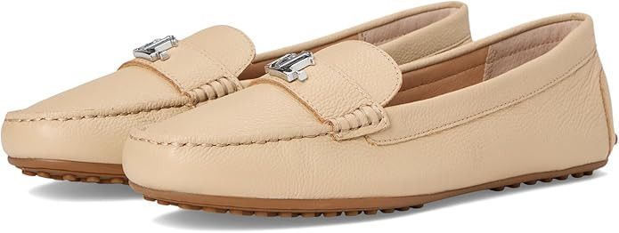 Lauren Ralph Lauren Women's Barnsbury Pebbled Leather Driver | Amazon (US)