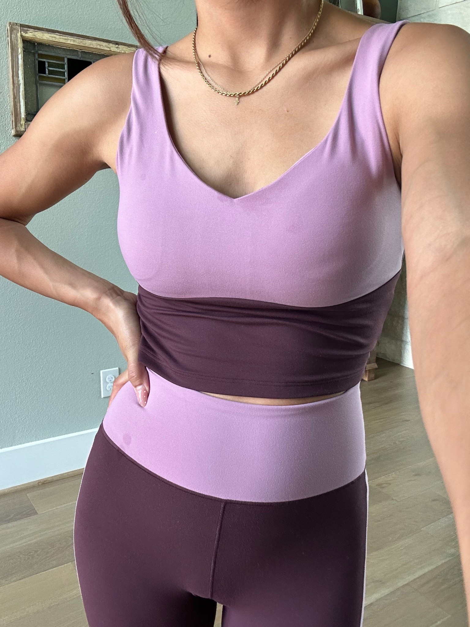Love this activewear matching set! 

Fits TTS 
Wearing a small 5’3 125 pounds 


#LTKActive #LTKStyleTip #LTKFindsUnder100