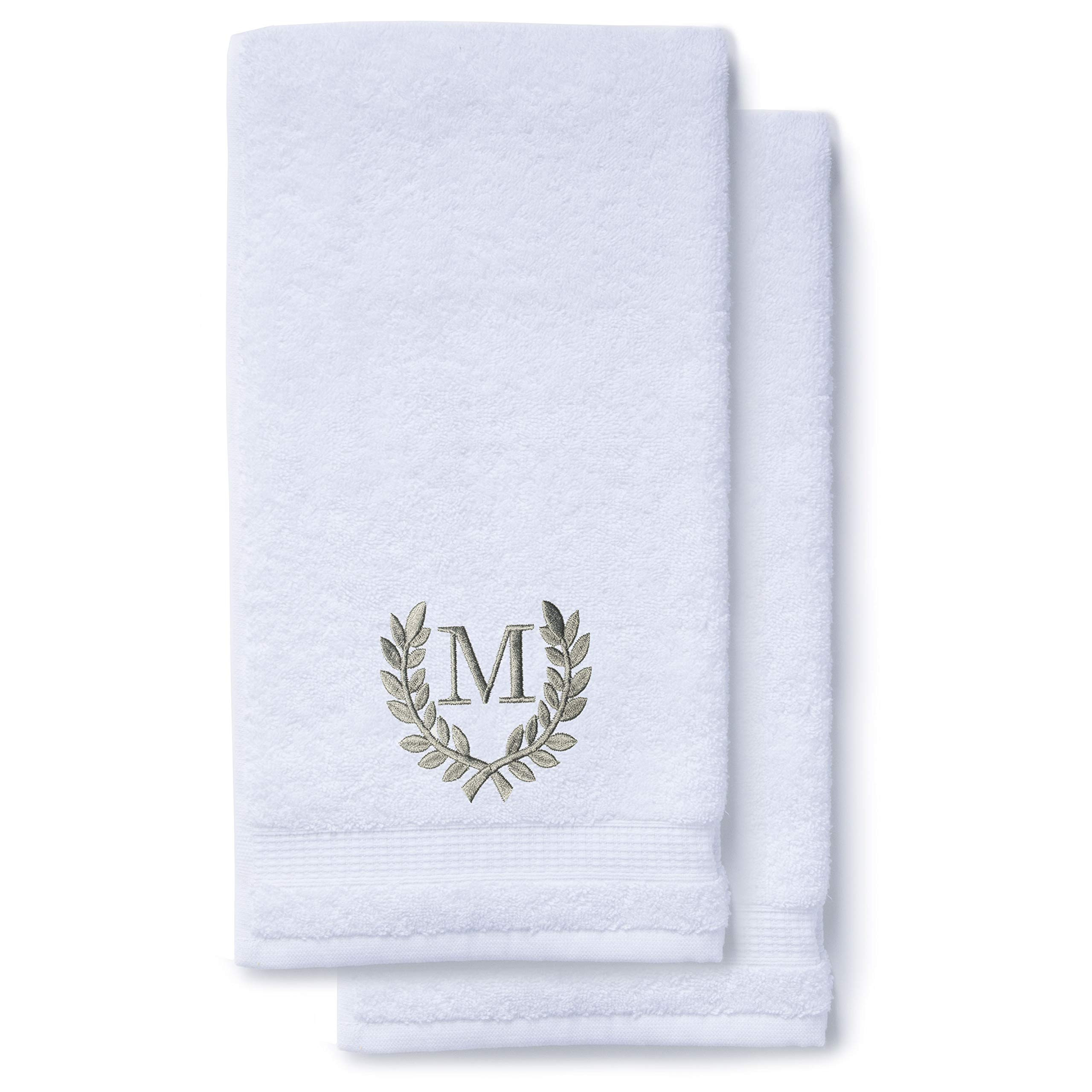 Decorative and Monogrammed Hand Towels for Bathroom Kitchen Makeup | Personalized Gift for Weddin... | Amazon (US)