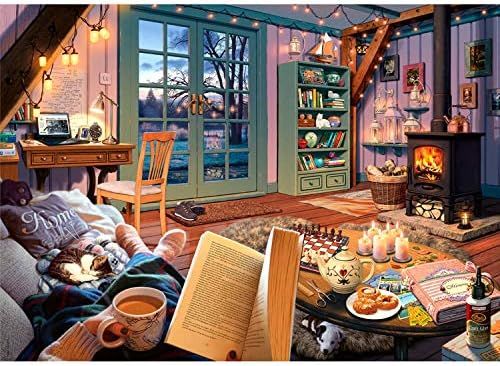 Ravensburger Cozy Retreat 500 Piece Large Format Jigsaw Puzzle for Adults - Every Piece is Unique... | Amazon (US)