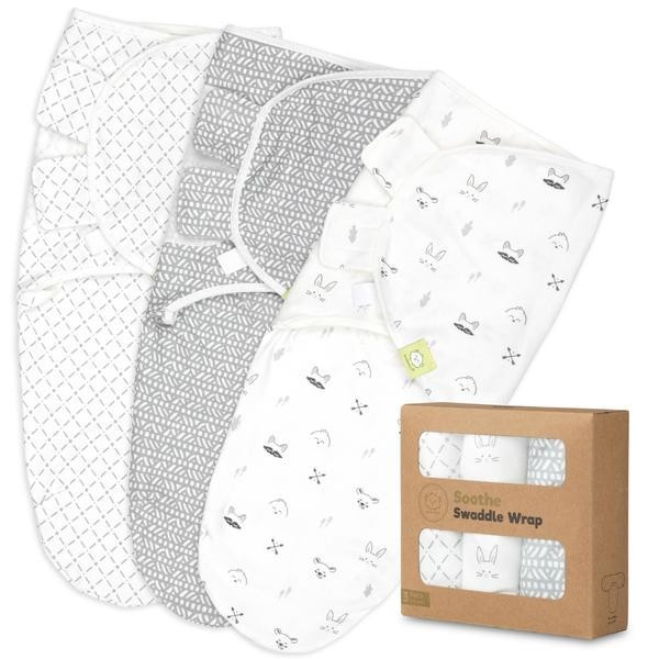 3-Pack SOOTHE Swaddle Wraps | KeaBabies