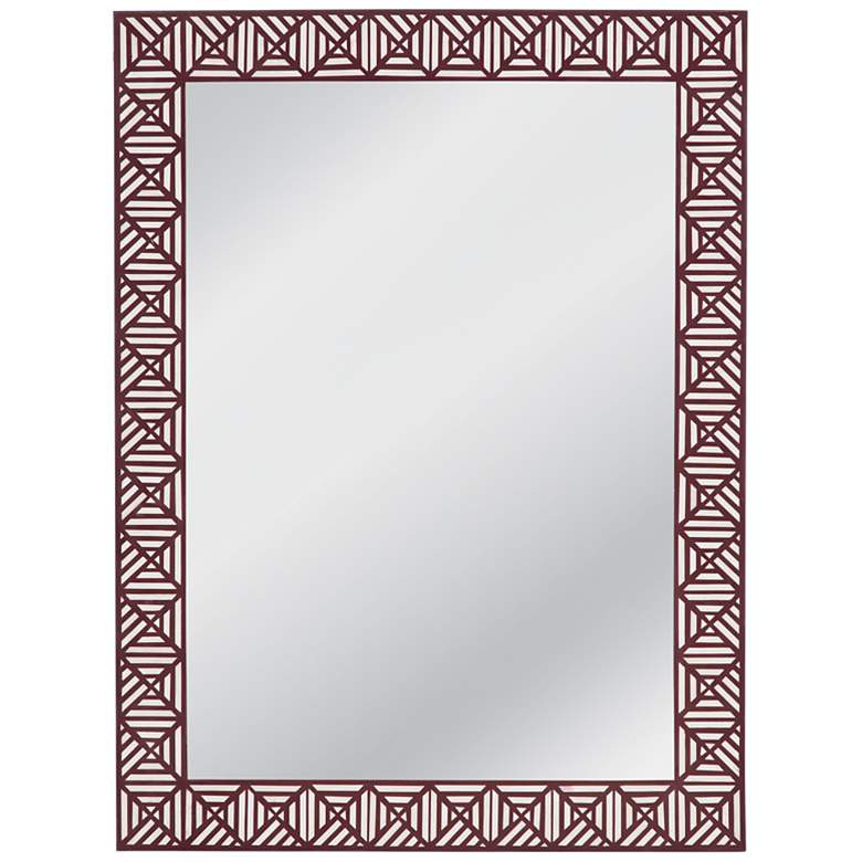Rouge 48" x 36" Red Wall Mirror - #2981H | Lamps Plus | Lamps Plus