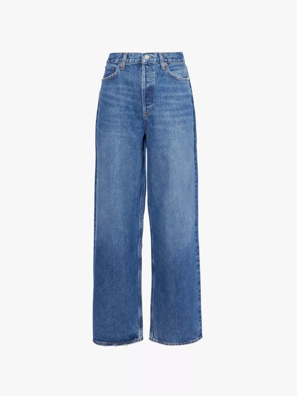 Slung Baggy Wide-Leg Denim Jeans | Selfridges