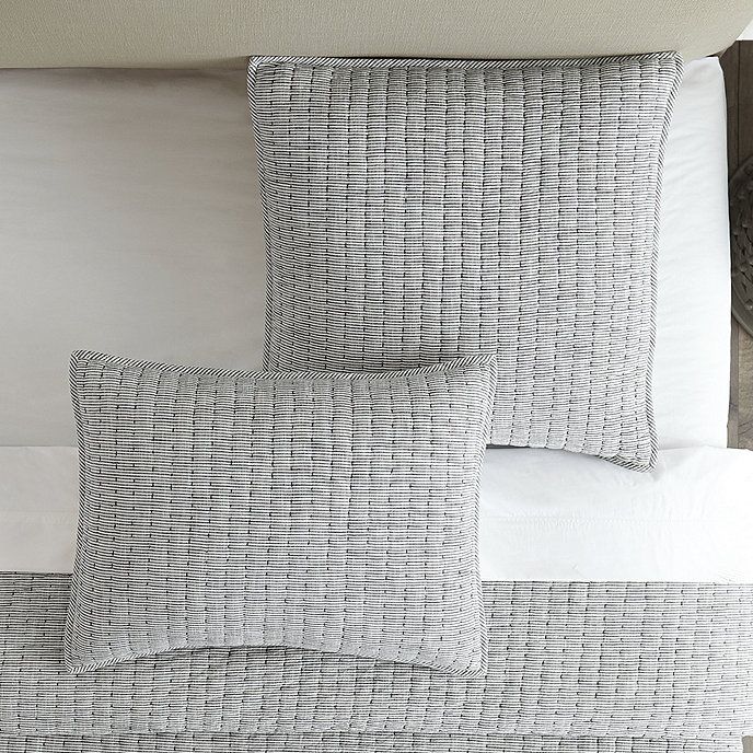Lucie Ticking Stripe Pillow Sham | Ballard Designs, Inc.