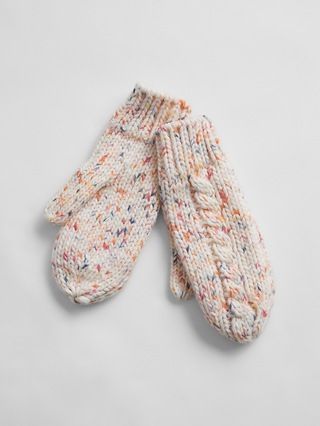 Cable-Knit Mittens | Gap Factory