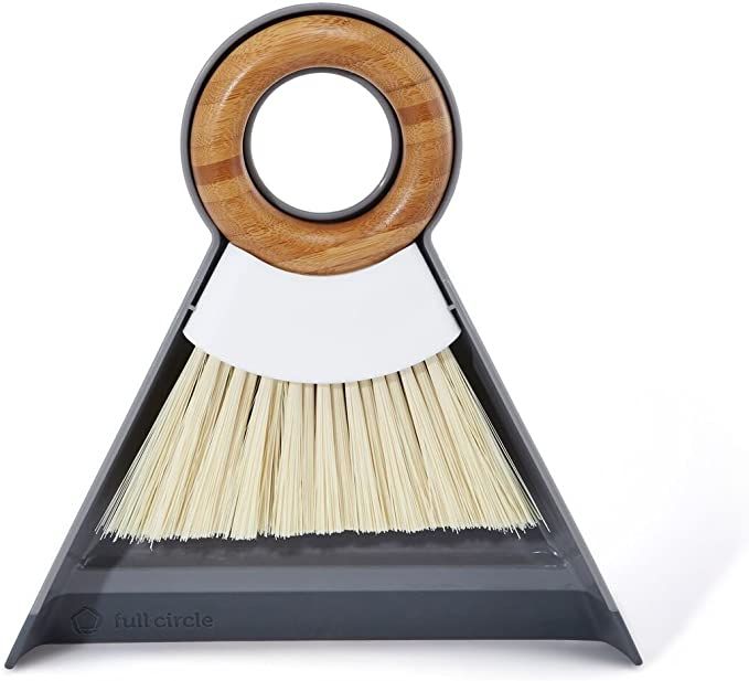 Full Circle and Brush Set, White Tiny Team Mini Dustpan | Amazon (US)