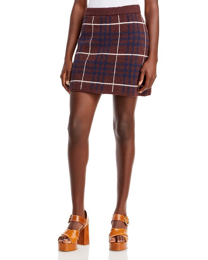 Plaid Knit Sweater Skirt | Bloomingdale's (US)