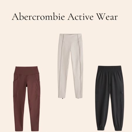 Abercrombie’s New Arrivals // Activewear // Joggers // Leggings 

#LTKfit #LTKFind #LTKstyletip