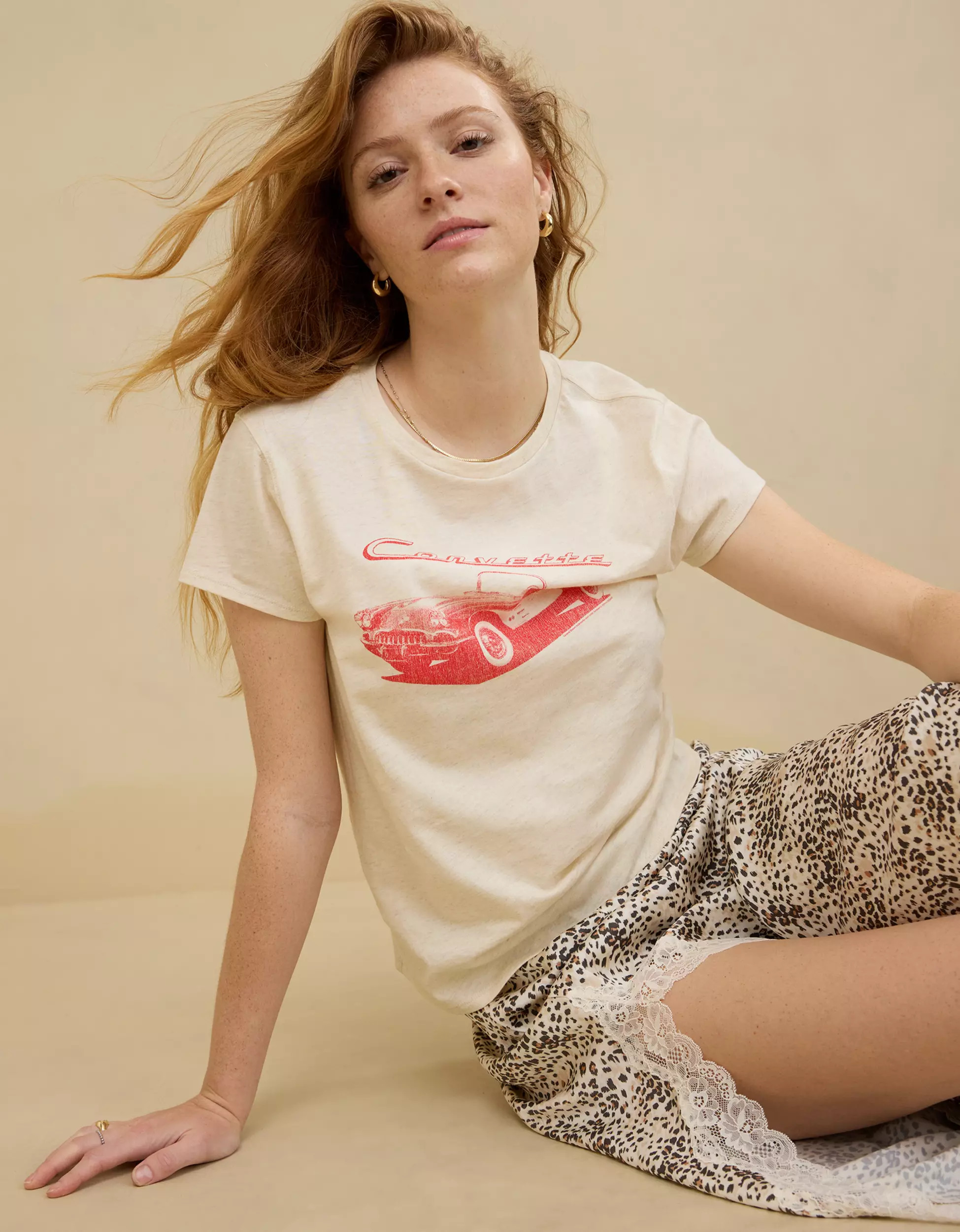 Aerie Corvette Graphic Vintage T-Shirt | American Eagle Outfitters (US & CA)