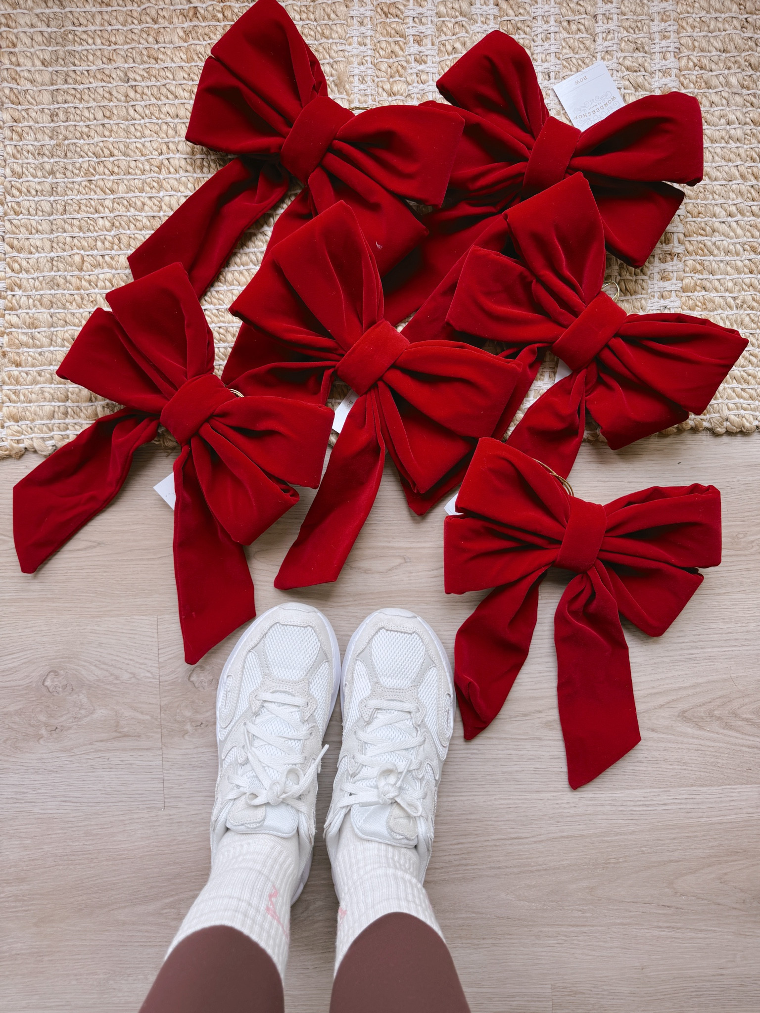 Bows are so in and I’m obsessed!
These are the deep red color. 
They come in 6 colors. As well as a couple sizes. They have an ornament hang or a clasp. 

#LTKSeasonal #LTKHoliday #LTKHome