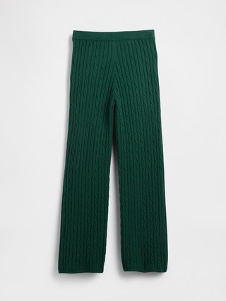 CashSoft Cable-Knit Sweater Pants | Gap (US)