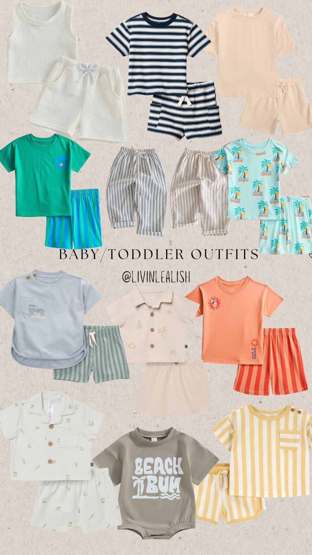 Baby/Toddler boy outfits for summer! ☀️ #summeroutfit #boyoutfit #toddlerboyoutfit #babyboyoutfit #walmart #amazon 

#LTKootd #LTKKids #LTKBaby