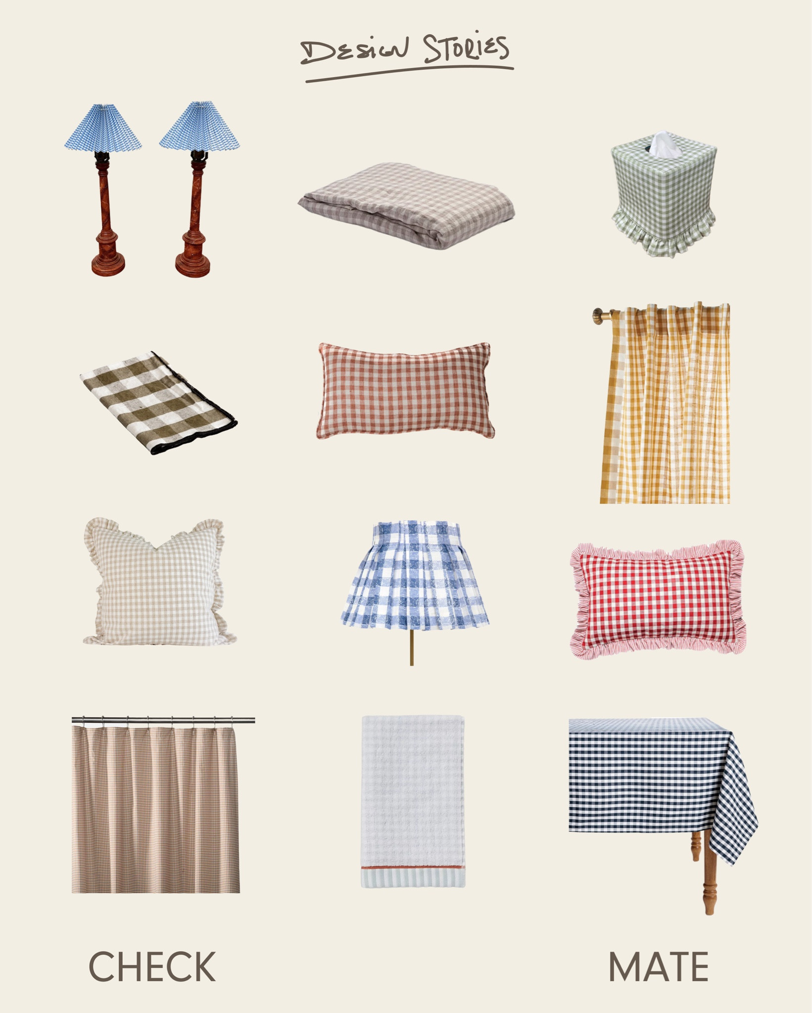 Check mate: giving gingham the due it deserves. I had previously thought gingham was fusty and musty, a little too country cottage for my taste. But seeing several examples in cool contemporary homes made me realize it’s as chic and versatile as stripes. Here’s an edit gingham decor with some inspiration for how to style it. 

#LTKHome