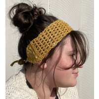 Crochet Headband, Boho, Hairband, Handmade | Etsy (US)