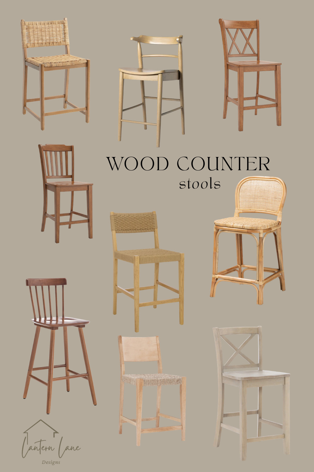 Affordable wood counter stools. 

 

 #LTKHome #LTKSaleAlert
