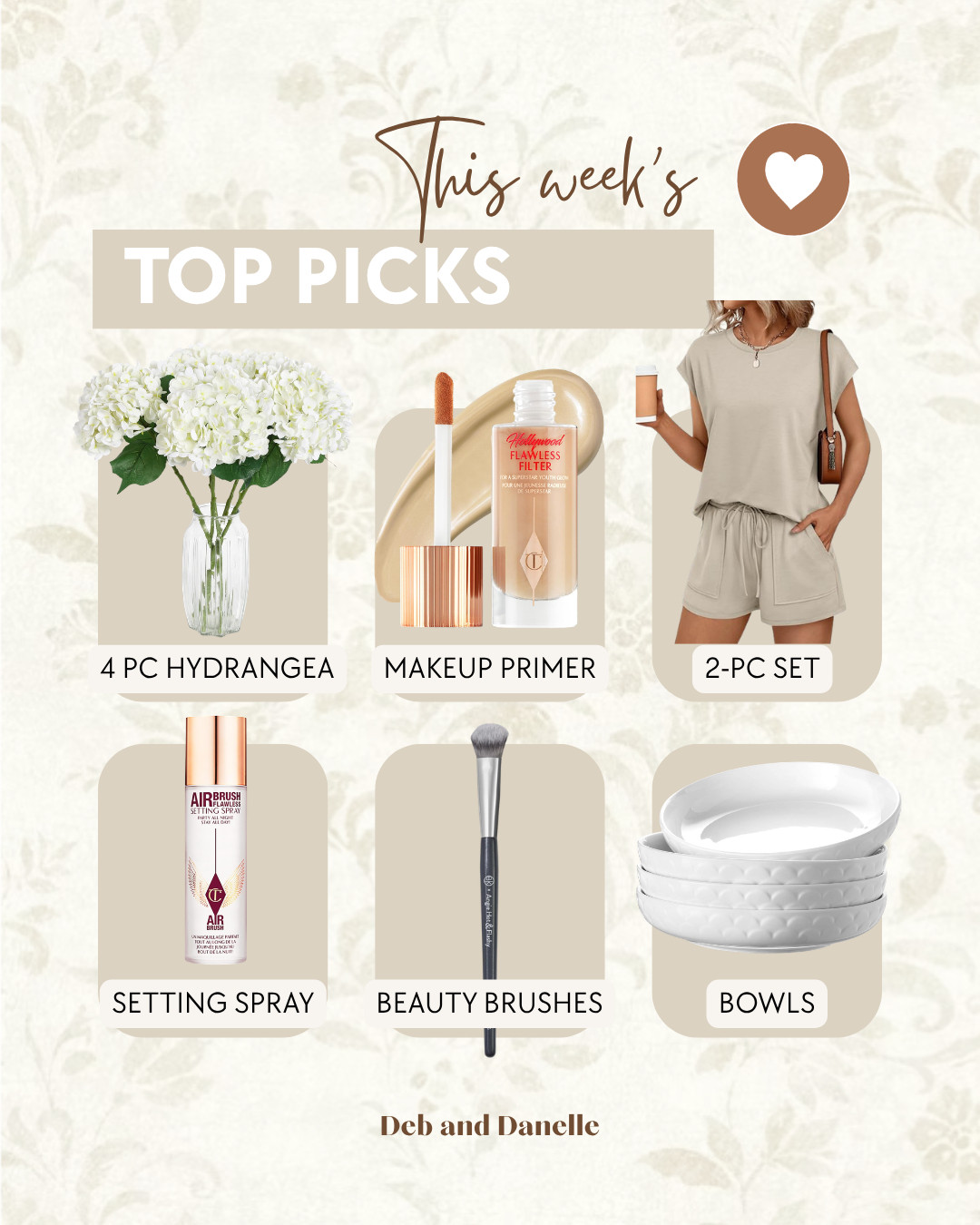 Our most-loved items of the week include a few of my staple beauty items and a two-piece lounge set. 

 #LTKHome #LTKMidsize #LTKBeauty