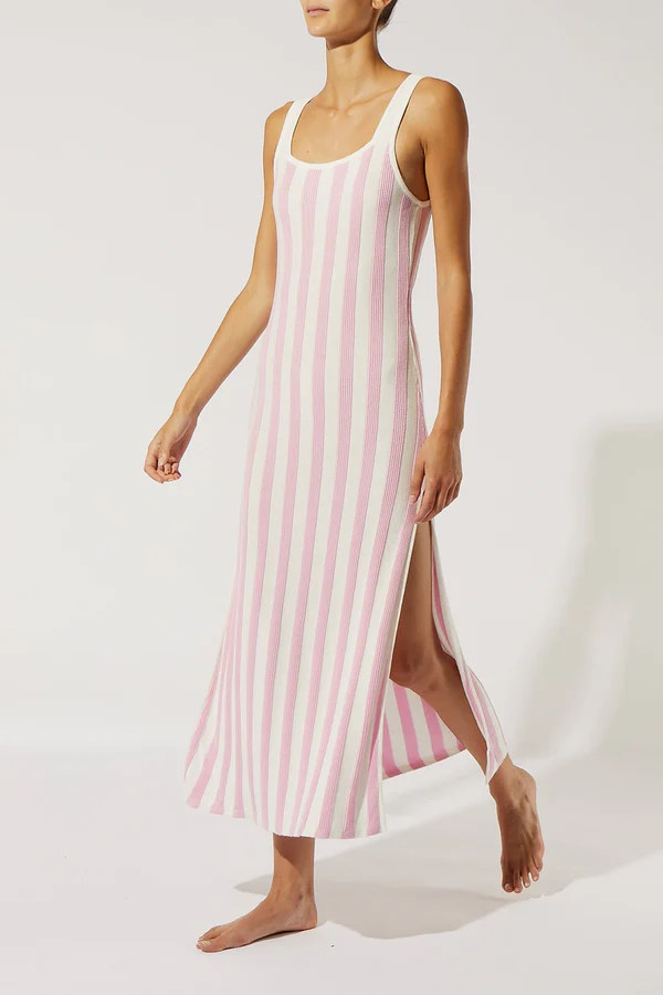 The Kimberly Dress Cotton Candy | Solid & Striped