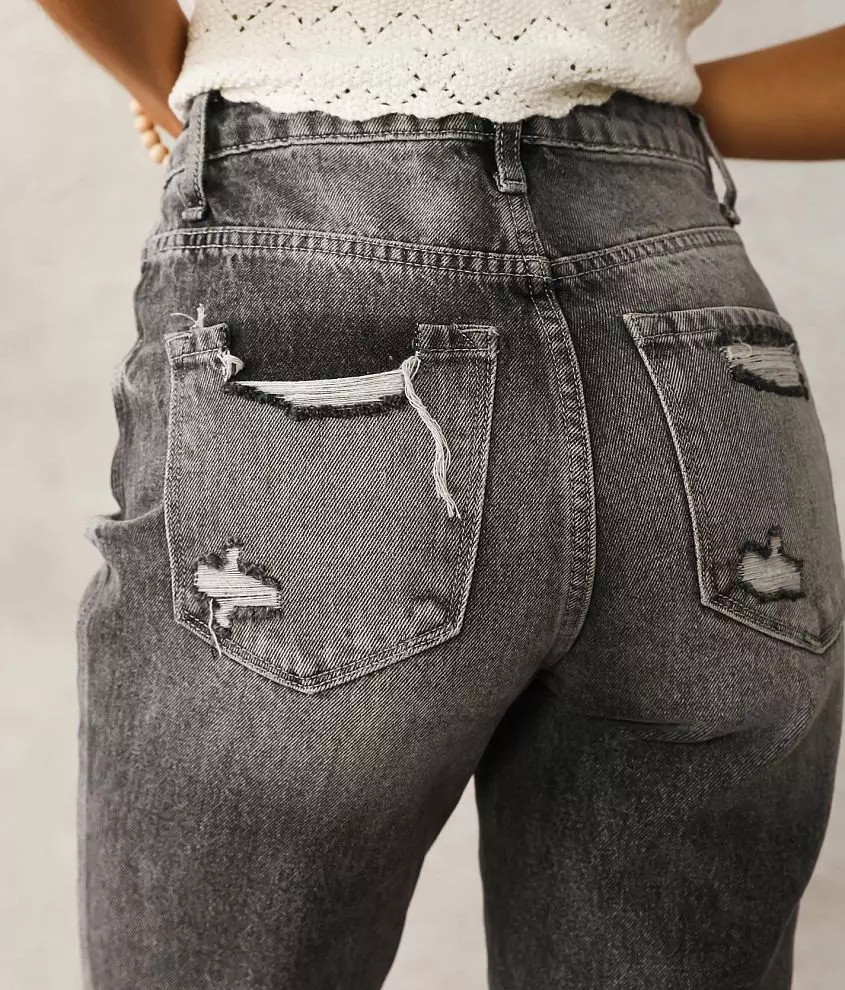 Ultra High Rise Straight Jean | Buckle