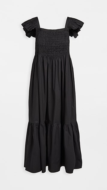 Varsha Cotton Smocked Ruffle Dress | Shopbop