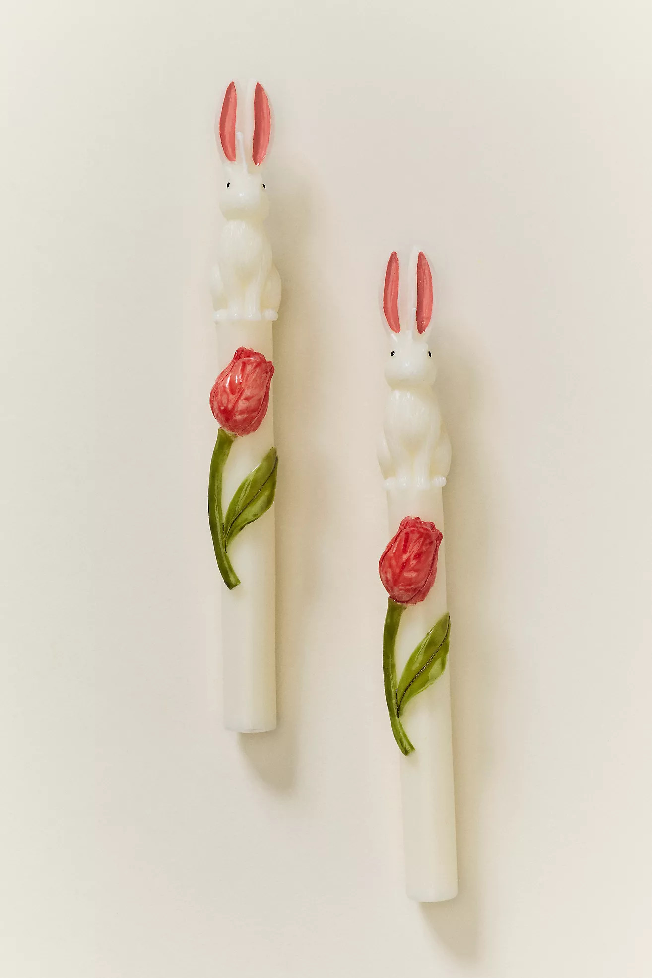 Bunny Taper Candles, Set of 2 | Anthropologie (US)