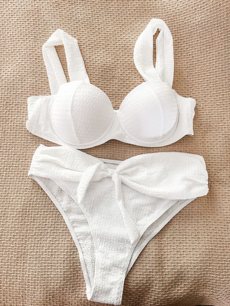 Love this swimsuit! It runs TTS. The white is option is out of stock right now, but there are other color options. I also linked similar white swimsuits  

#LTKswim #LTKtravel