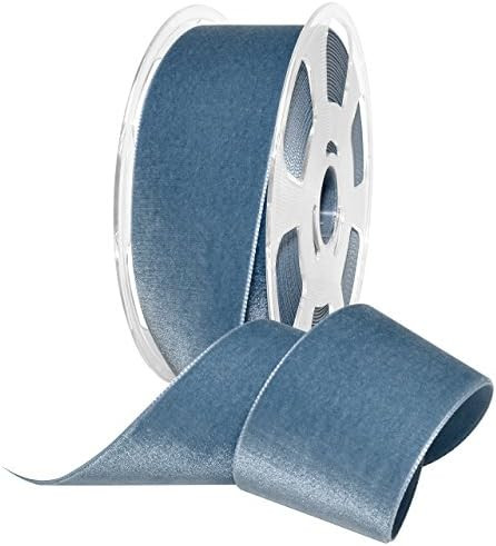 Morex Ribbon Velvet Ribbon Nylvalour, 2" x 11 Yd, Williamsburg Bl (01250/10-536) | Amazon (US)
