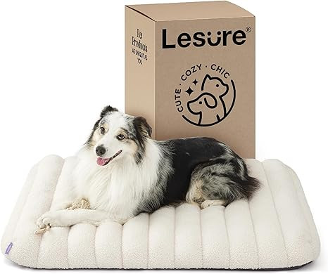 Lesure Cute Orthopedic Dog Bed Large Sized Dog, Waterproof Chic Flat Pet Beds with Removable Wash... | Amazon (US)