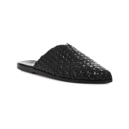 St. Agni Womens Caio Leather Slides Mules Black 40 Medium (D) | Walmart (US)