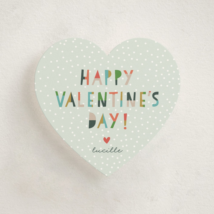 "Valentine Cutie" - Customizable Classroom Valentine's Cards in Pink by Pixel and Hank. | Minted