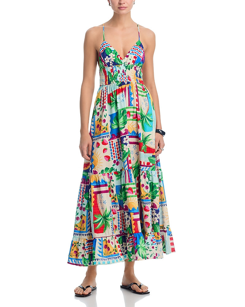 Aqua Cherry Voile Tiered Maxi Dress - Exclusive | Bloomingdale's (US)