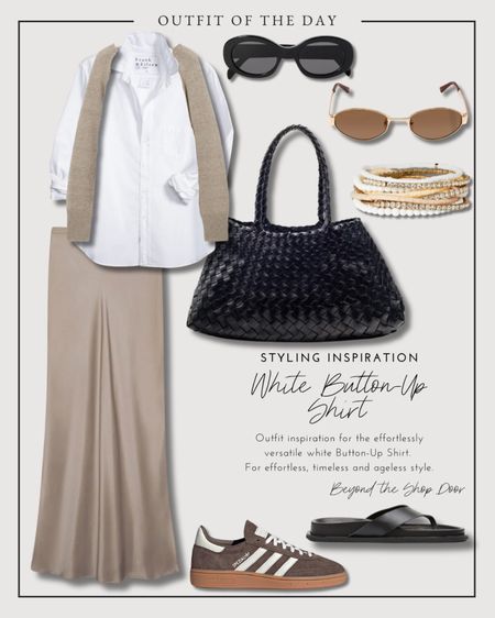 White Button-Up Shirt - Outfit Of the Day

Outfit inspiration for the effortlessly versatile White Button-Up Shirt with a silk maxi skirt.

For effortless, timeless and ageless style.
styling inspiration

#LTKStyleTip #LTKOver40 #LTKItBag