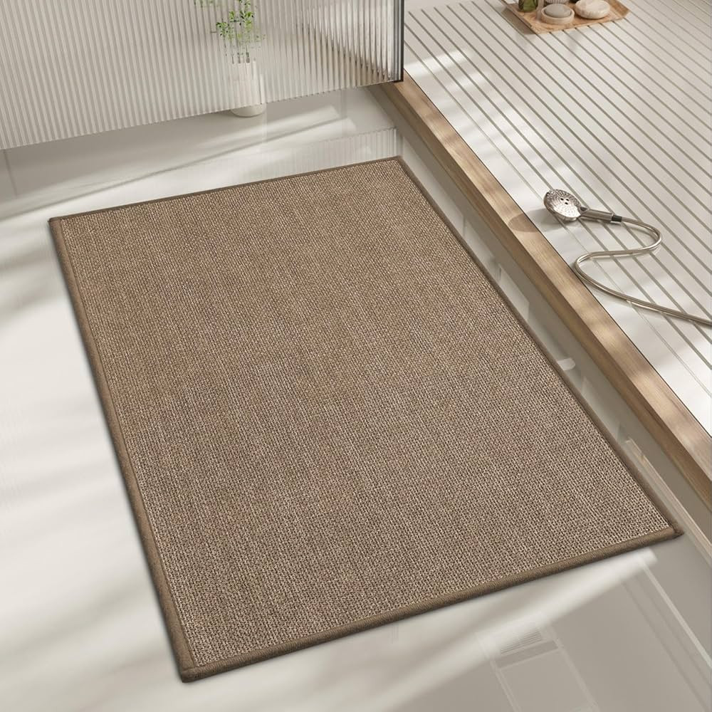 chakme Bathroom Rugs Mat 24x17, Ultra Thin Non Slip Bath Mat Small Quick Dry Absorbent Bath Mat f... | Amazon (US)