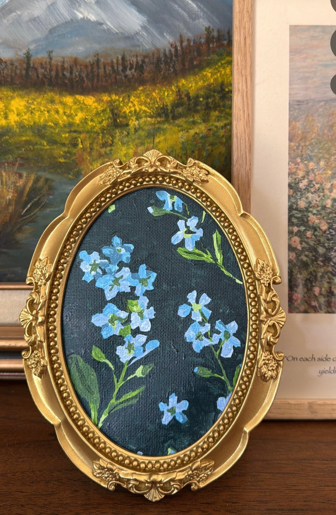 The cuties paint by number + frame! 