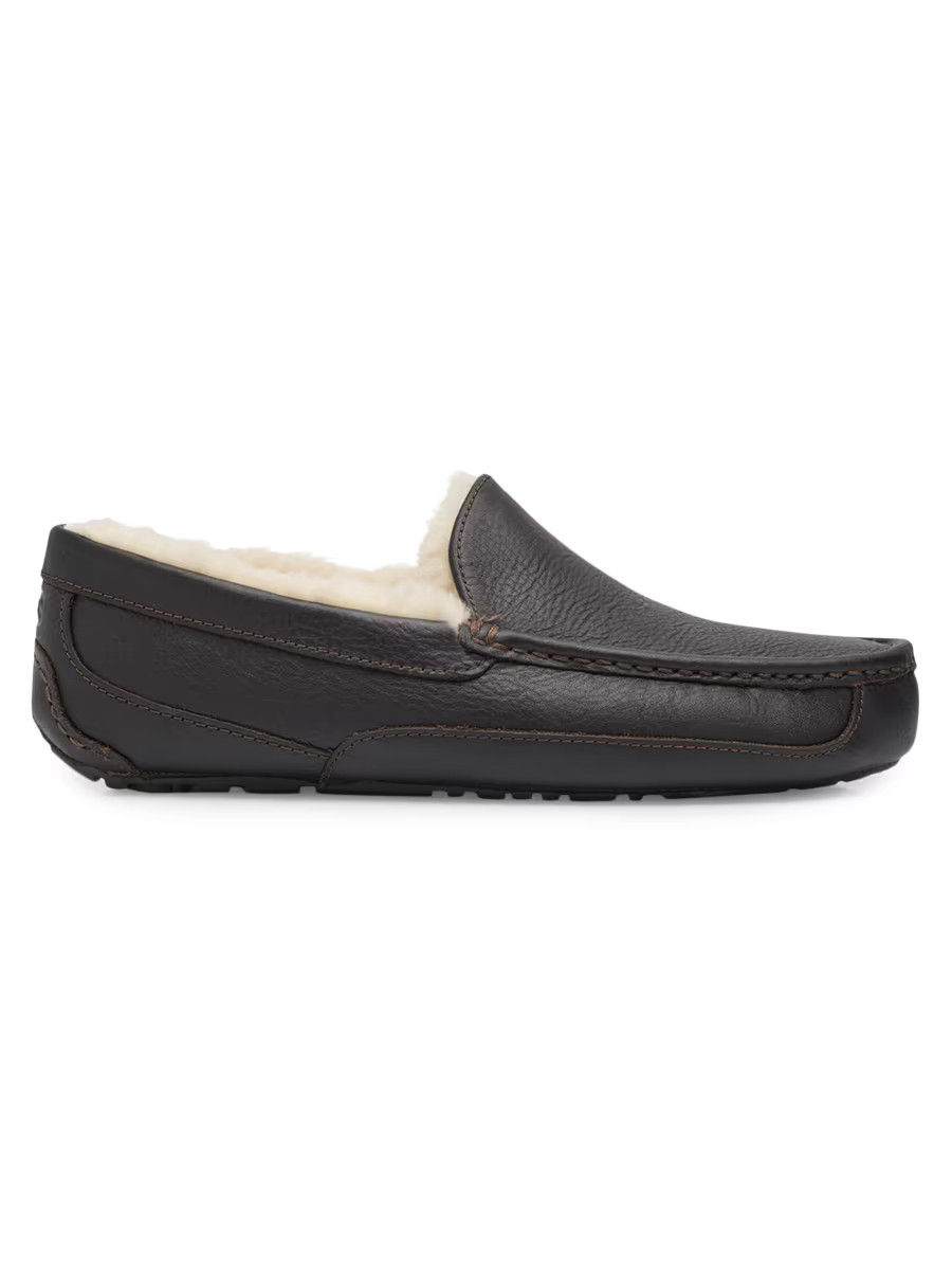 Ascot Leather Slippers | Saks Fifth Avenue